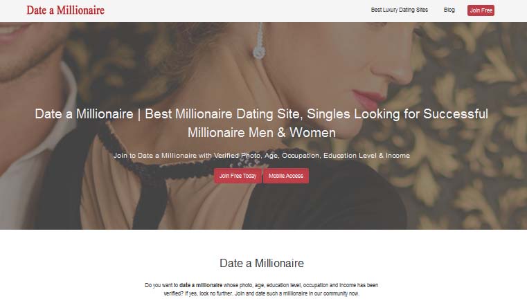 Date a millionaire